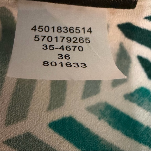 White House Black Market Geometric Strapless High Low Midi Dress Blue White 12 - Picture 12 of 12